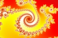 Mandelbrot fractal image florale