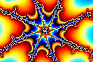mandelbrot fractal image named flower of life