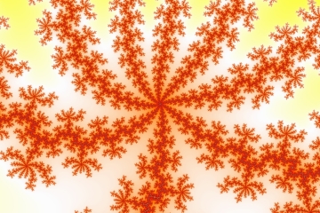 mandelbrot fractal image named flower power