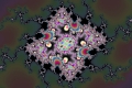 Mandelbrot fractal image Fluid color