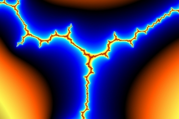 mandelbrot fractal image named Flux Capacitor