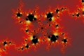 Mandelbrot fractal image Forest fire