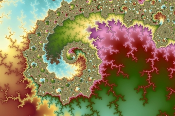 mandelbrot fractal image named Fractal Wave