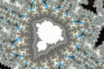mandelbrot fractal image named frozen fractal