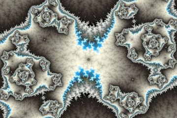 mandelbrot fractal image named Frozen painting