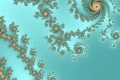 Mandelbrot fractal image Galactic cluster