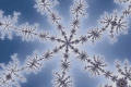 Mandelbrot fractal image Glacial Snowflake