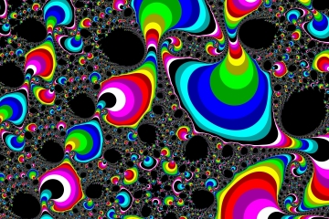 mandelbrot fractal image named Globular Rainbow
