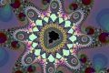 Mandelbrot fractal image glow in the dark