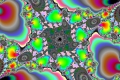 Mandelbrot fractal image glowstick