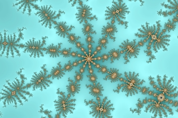mandelbrot fractal image named Gold Glitter