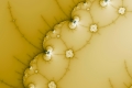 Mandelbrot fractal image golden