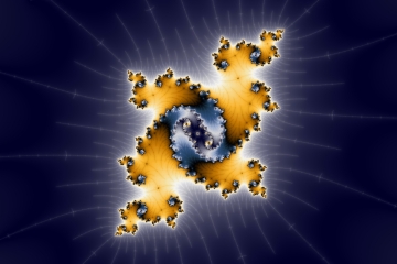 mandelbrot fractal image named Golden fractal