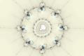 Mandelbrot fractal image golf ball