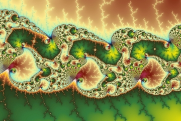 mandelbrot fractal image named Green