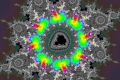 Mandelbrot fractal image Green circle