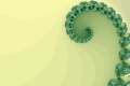 Mandelbrot fractal image Green Foliage