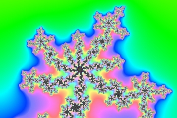 mandelbrot fractal image named green sparkk