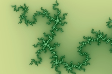 mandelbrot fractal image named Green Stars