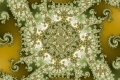 Mandelbrot fractal image green tea