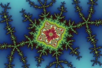 mandelbrot fractal image named handbag
