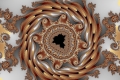 Mandelbrot fractal image happy birthday