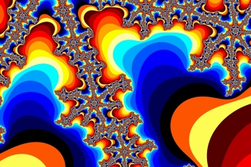 mandelbrot fractal image named Happyday