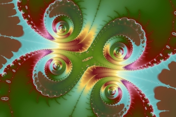 mandelbrot fractal image named hawaiian