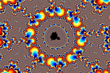 mandelbrot fractal image named Hermosura