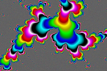 mandelbrot fractal image named Hippie Land