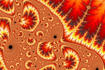 mandelbrot fractal image named Hoelle von innen