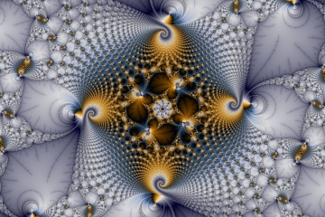 mandelbrot fractal image named Hooked and Netted