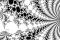 Mandelbrot fractal image Horizontal Fount