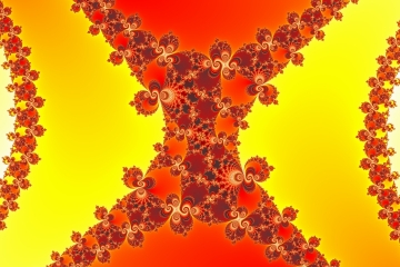 mandelbrot fractal image named Hourglass