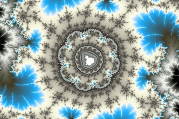 Mandelbrot fractal image named Ice crystal.. by Tanta mandelbrot fractal image named Ice crystal..