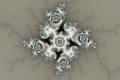 Mandelbrot fractal image Ice fractal