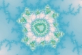 Mandelbrot fractal image Ice land.