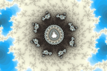 mandelbrot fractal image named Ice land