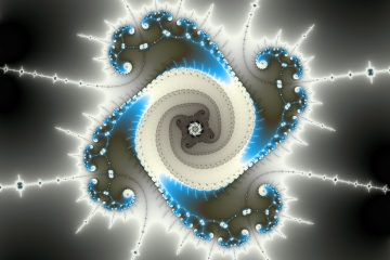 mandelbrot fractal image named ice tornado