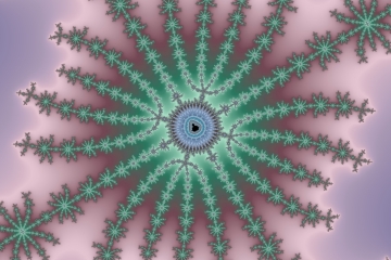 mandelbrot fractal image named in the round