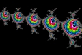 Mandelbrot fractal image inanimation