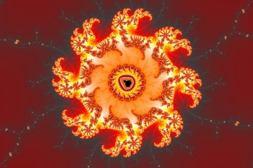 mandelbrot fractal image named inferno cycle