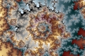 Mandelbrot fractal image infinite sky