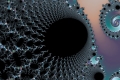 Mandelbrot fractal image Ink Spill