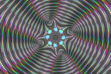 mandelbrot fractal image named Iridescence