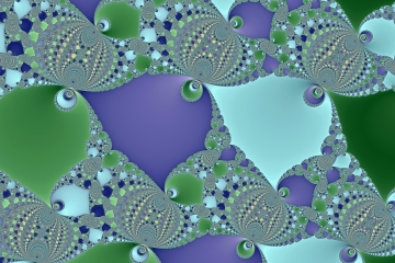 mandelbrot fractal image named Japanese garden