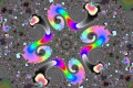 Mandelbrot fractal image Kolor dance