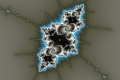 Mandelbrot fractal image lapis lazuli