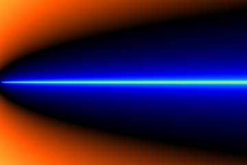 mandelbrot fractal image named laser slice