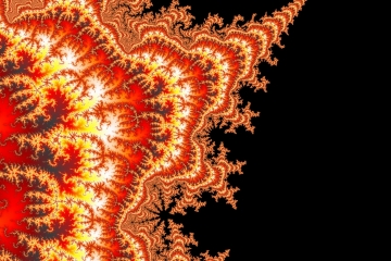 mandelbrot fractal image named lava slide 